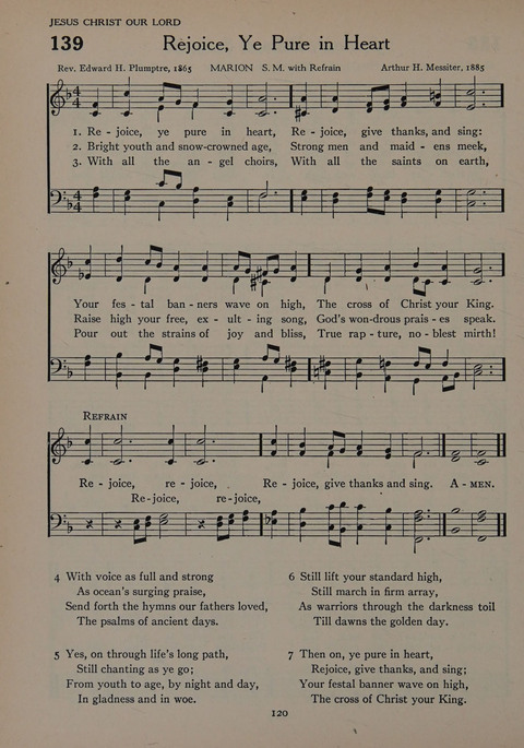The Church School Hymnal for Youth page 120