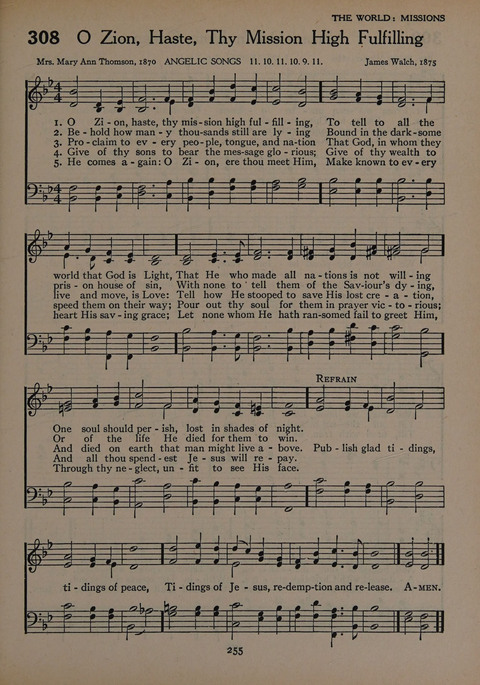 The Church School Hymnal for Youth page 255