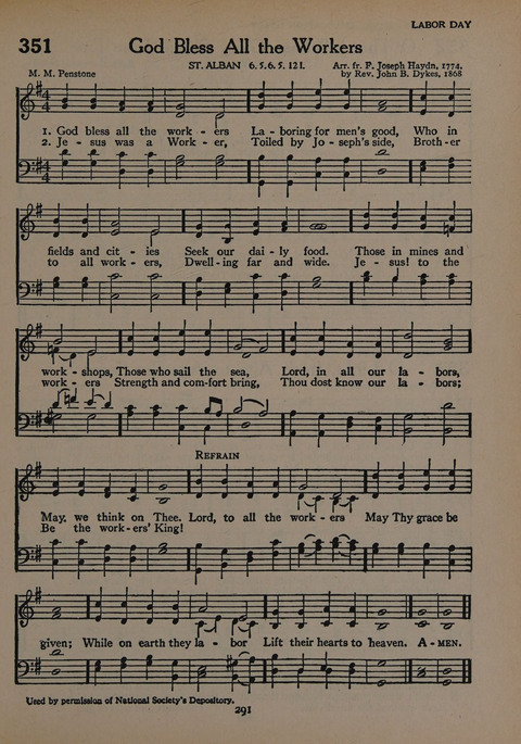 The Church School Hymnal for Youth page 291