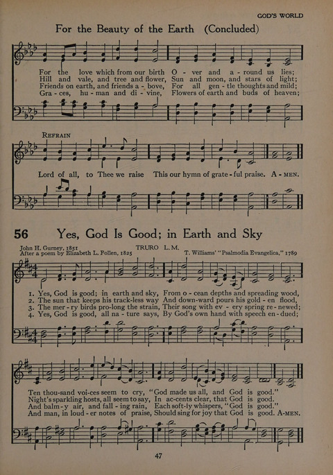 The Church School Hymnal for Youth page 47