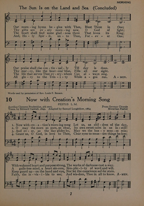 The Church School Hymnal for Youth page 7