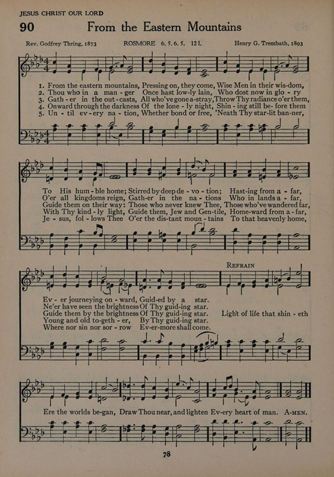 The Church School Hymnal for Youth page 78