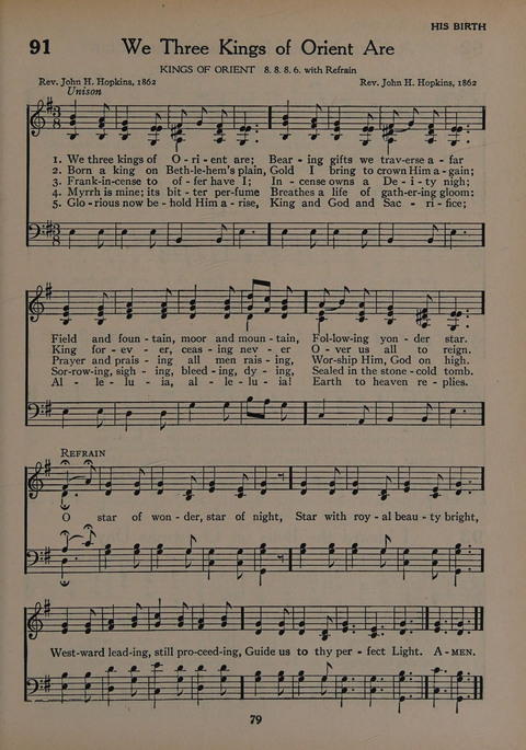 The Church School Hymnal for Youth page 79