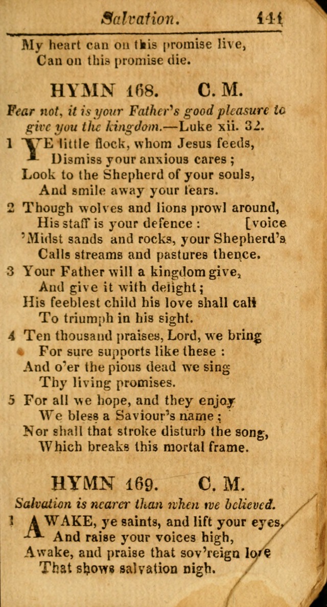 A Choice Selection of Psalms, Hymns and Spiritual Songs for the use of  Christians page 142
