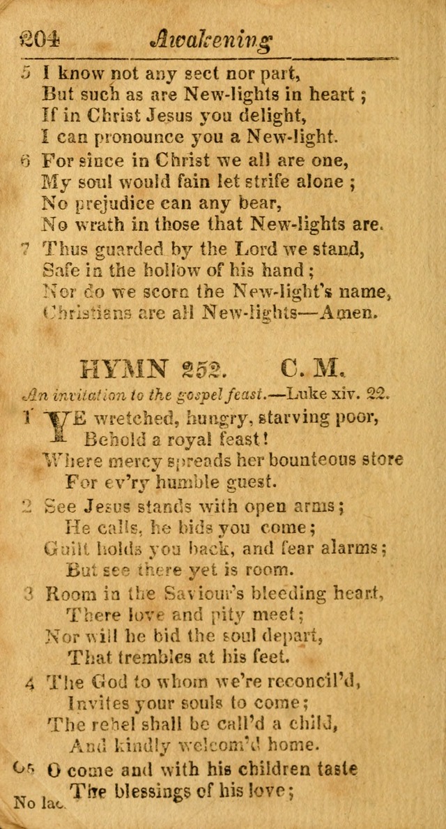 A Choice Selection of Psalms, Hymns and Spiritual Songs for the use of  Christians page 201