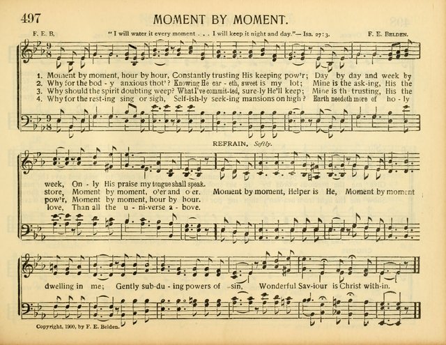 Christ in Song: for all religious services nearly one thousand best gospel hymns, new and old with responsive scripture readings (Rev. and Enl.) page 289