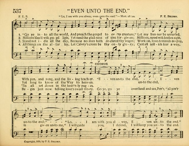 Christ in Song: for all religious services nearly one thousand best gospel hymns, new and old with responsive scripture readings (Rev. and Enl.) page 329