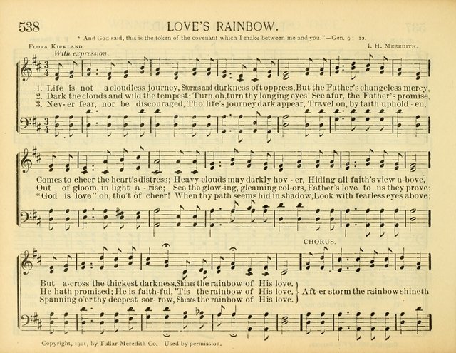 Christ in Song: for all religious services nearly one thousand best gospel hymns, new and old with responsive scripture readings (Rev. and Enl.) page 330