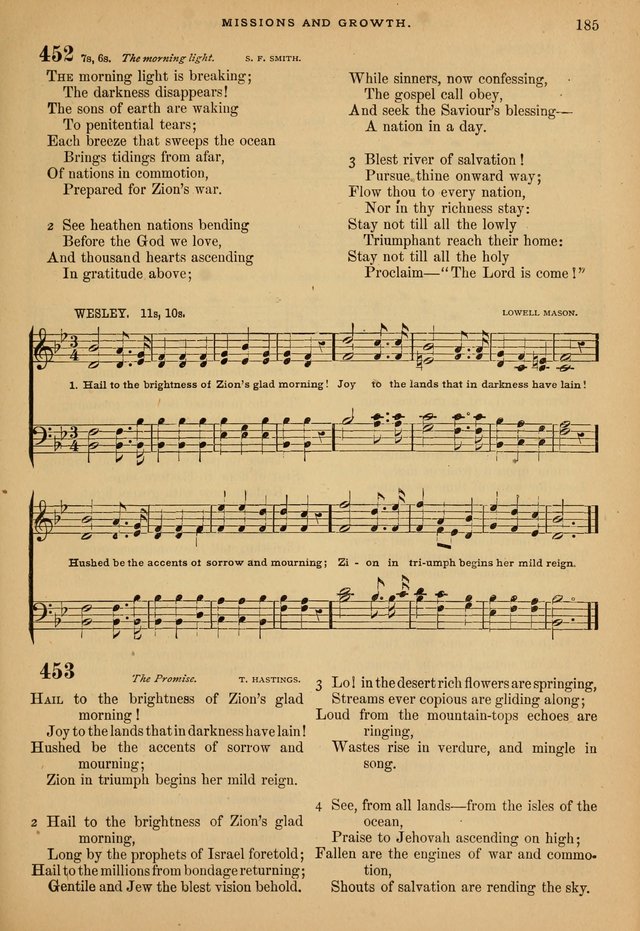 The Calvary Selection of Spiritual Songs: with music for use in social meetings. page 185