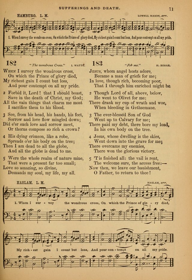 The Calvary Selection of Spiritual Songs: with music for use in social meetings. page 71