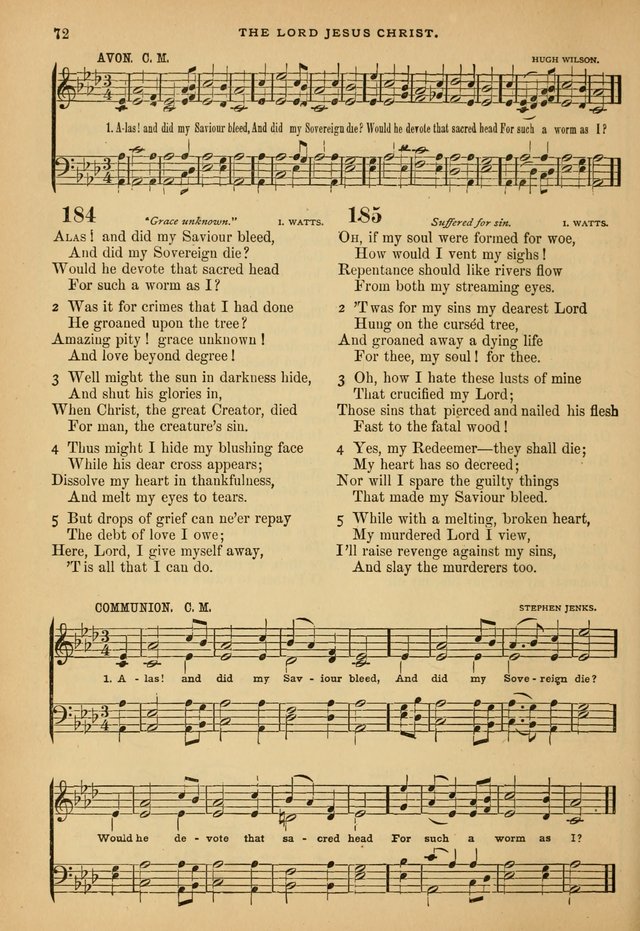 The Calvary Selection of Spiritual Songs: with music for use in social meetings. page 72