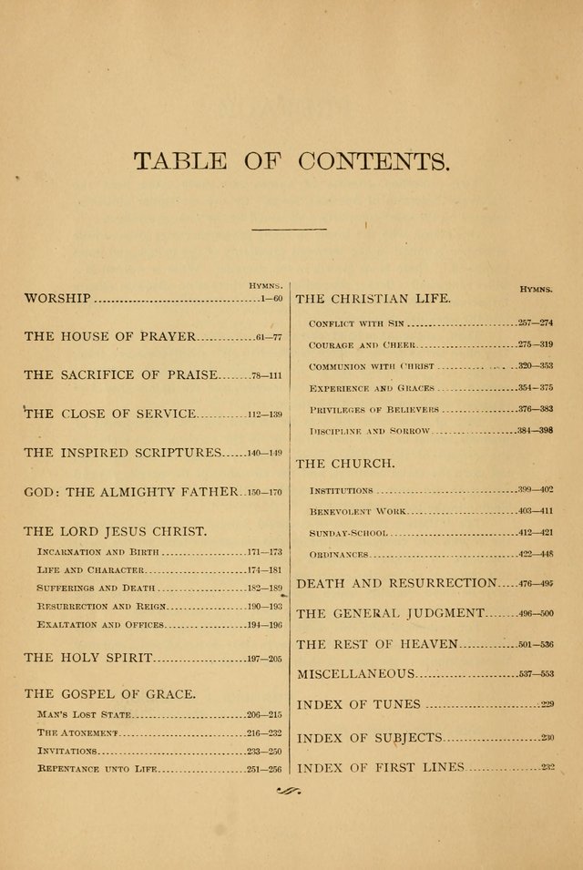 The Calvary Selection of Spiritual Songs: with music for use in social meetings. page x