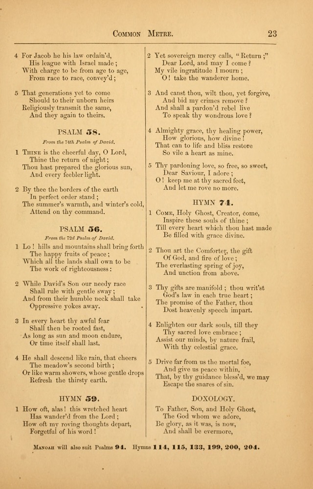 A Collection of Sacred Song: being an eclectic compilation for the use of churches, families and schools... (2nd ed.) page 30