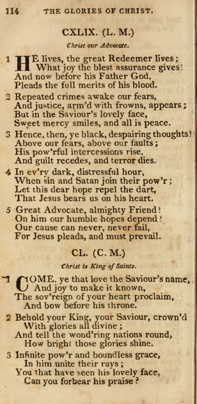 The Cluster of Spiritual Songs, Divine Hymns and Sacred Poems: being chiefly a collection (3rd ed. rev.) page 114