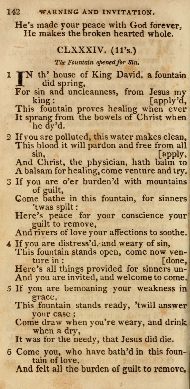 The Cluster of Spiritual Songs, Divine Hymns and Sacred Poems: being chiefly a collection (3rd ed. rev.) page 142