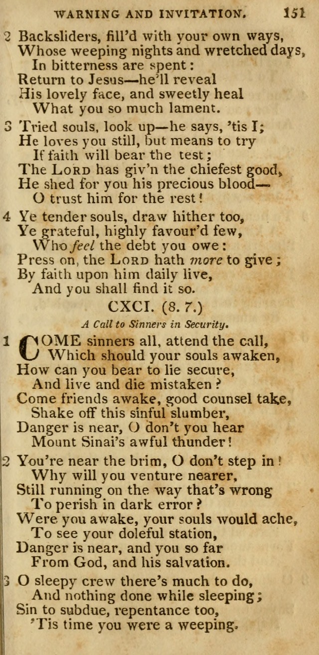 The Cluster of Spiritual Songs, Divine Hymns and Sacred Poems: being chiefly a collection (3rd ed. rev.) page 151