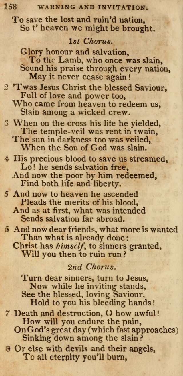 The Cluster of Spiritual Songs, Divine Hymns and Sacred Poems: being chiefly a collection (3rd ed. rev.) page 158