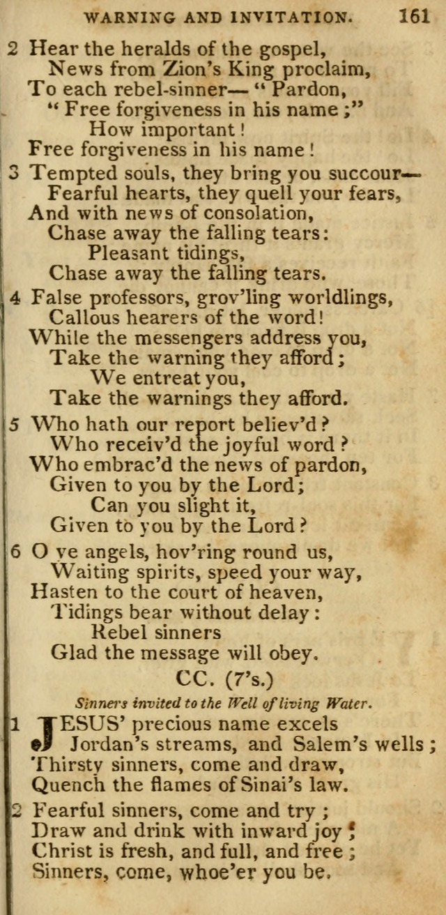 The Cluster of Spiritual Songs, Divine Hymns and Sacred Poems: being chiefly a collection (3rd ed. rev.) page 161