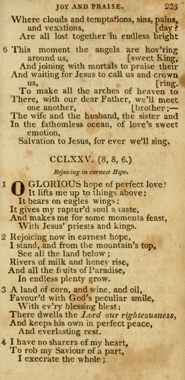 The Cluster of Spiritual Songs, Divine Hymns and Sacred Poems: being chiefly a collection (3rd ed. rev.) page 223