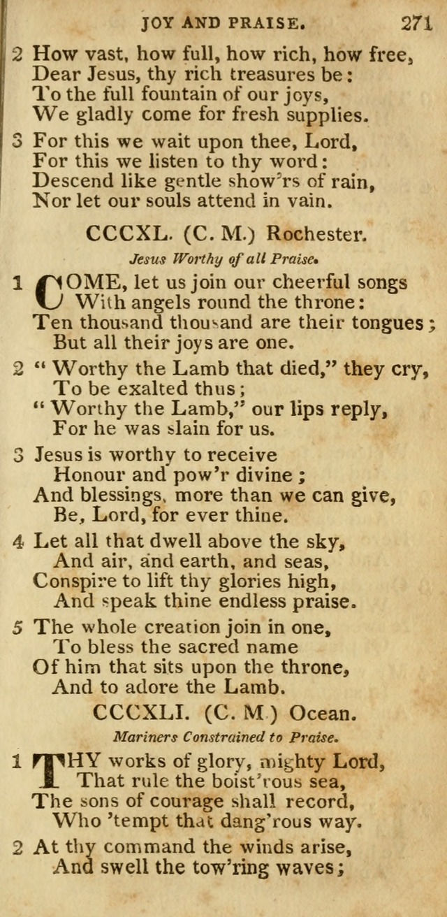 The Cluster of Spiritual Songs, Divine Hymns and Sacred Poems: being chiefly a collection (3rd ed. rev.) page 271