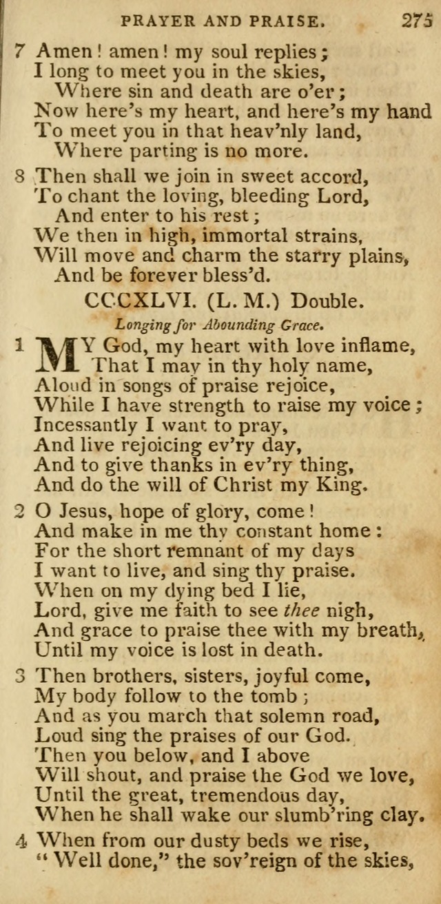 The Cluster of Spiritual Songs, Divine Hymns and Sacred Poems: being chiefly a collection (3rd ed. rev.) page 275