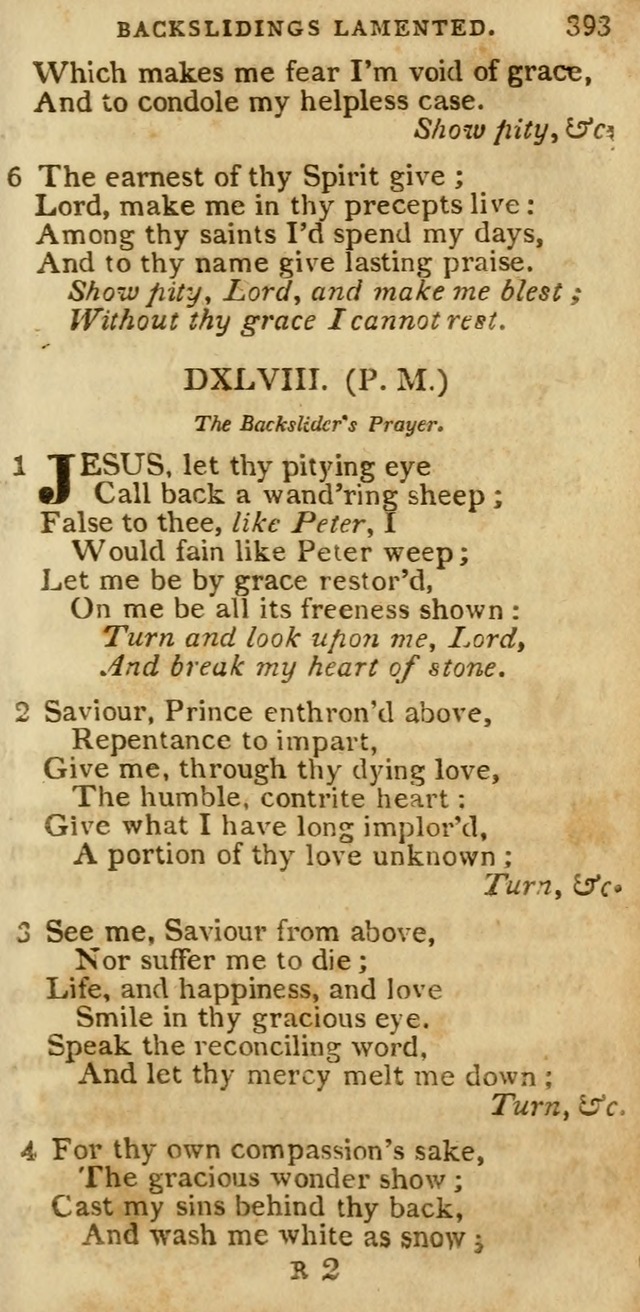 The Cluster of Spiritual Songs, Divine Hymns and Sacred Poems: being chiefly a collection (3rd ed. rev.) page 393