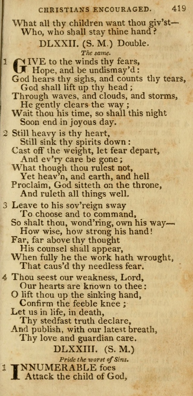 The Cluster of Spiritual Songs, Divine Hymns and Sacred Poems: being chiefly a collection (3rd ed. rev.) page 419