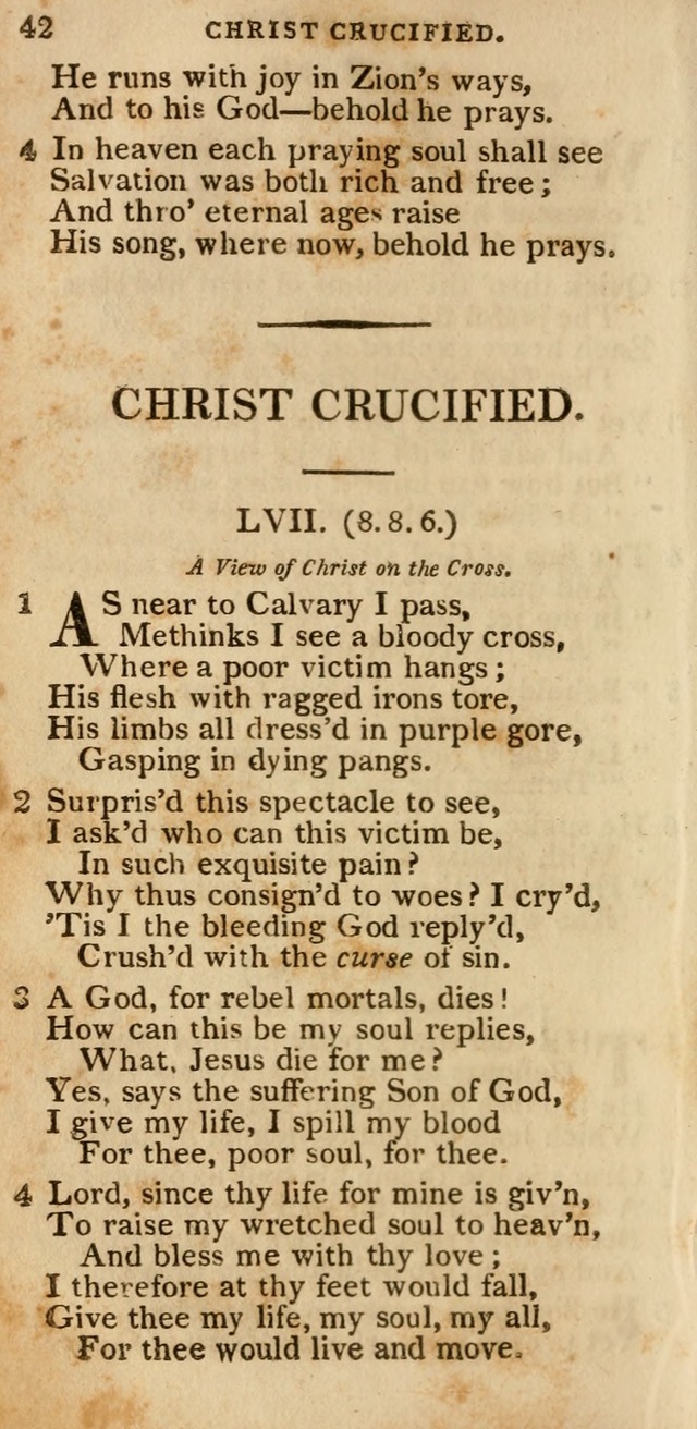 The Cluster of Spiritual Songs, Divine Hymns and Sacred Poems: being chiefly a collection (3rd ed. rev.) page 42