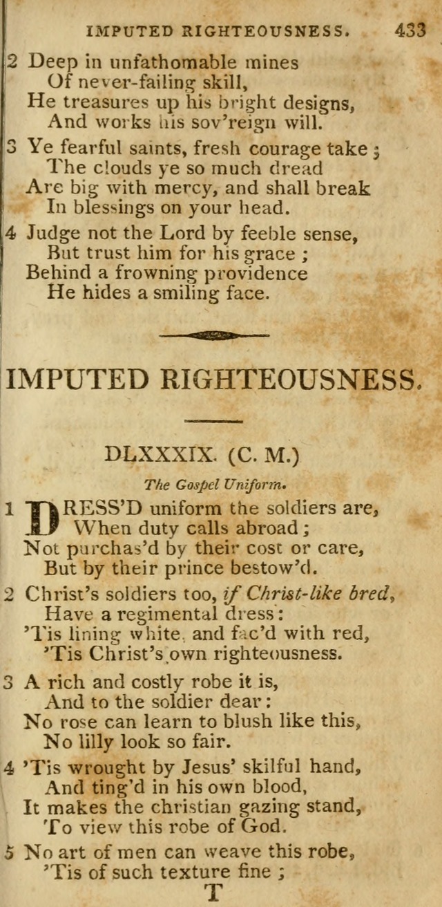 The Cluster of Spiritual Songs, Divine Hymns and Sacred Poems: being chiefly a collection (3rd ed. rev.) page 433