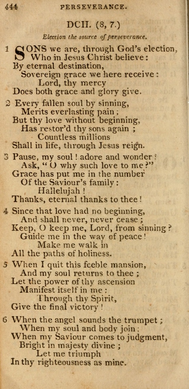 The Cluster of Spiritual Songs, Divine Hymns and Sacred Poems: being chiefly a collection (3rd ed. rev.) page 444