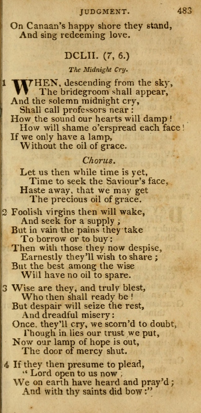 The Cluster of Spiritual Songs, Divine Hymns and Sacred Poems: being chiefly a collection (3rd ed. rev.) page 483