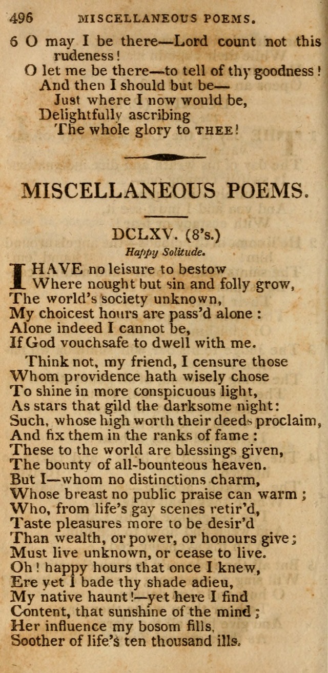 The Cluster of Spiritual Songs, Divine Hymns and Sacred Poems: being chiefly a collection (3rd ed. rev.) page 496