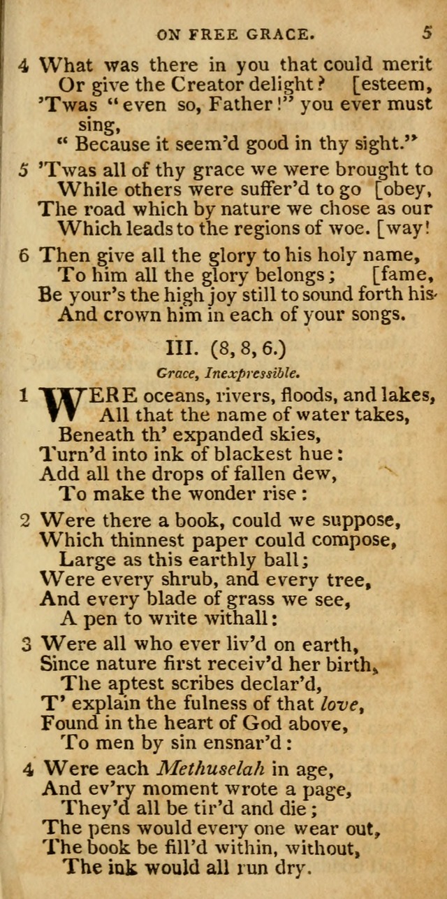 The Cluster of Spiritual Songs, Divine Hymns and Sacred Poems: being chiefly a collection (3rd ed. rev.) page 5