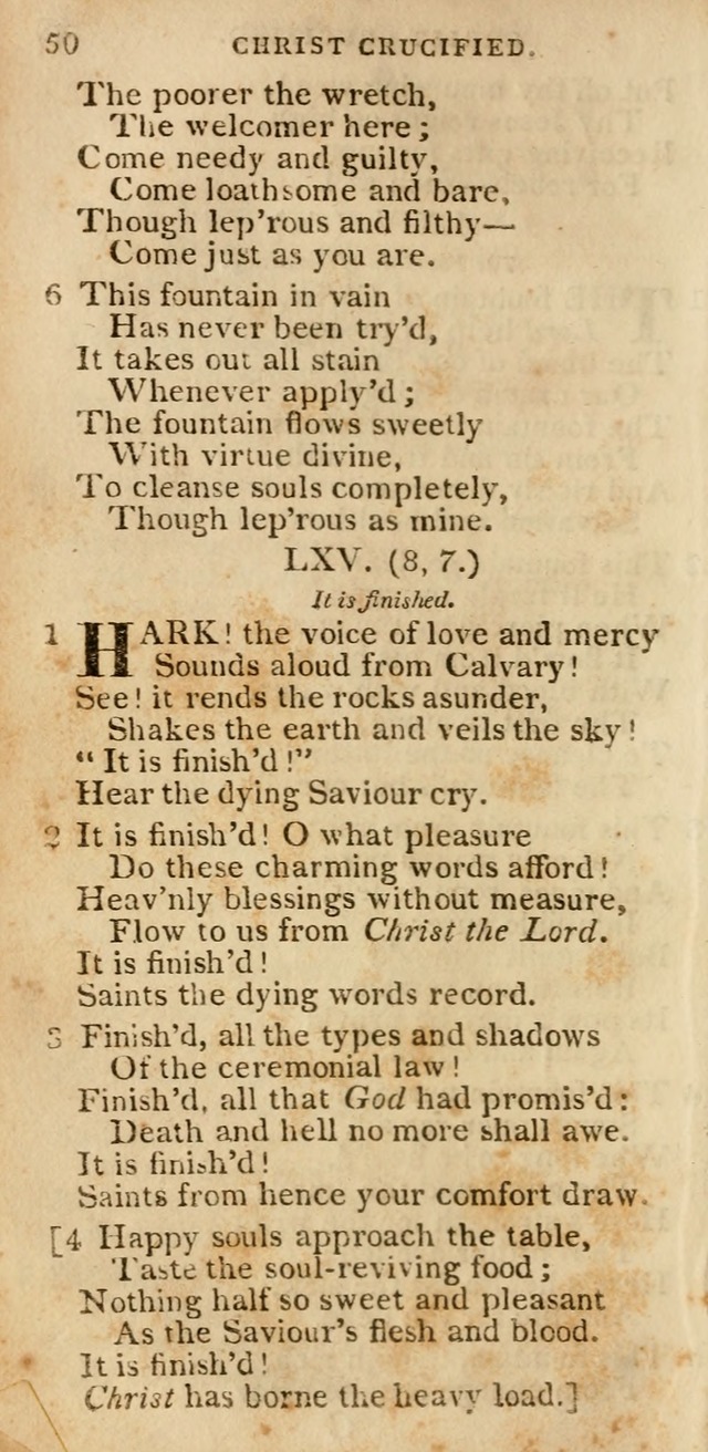 The Cluster of Spiritual Songs, Divine Hymns and Sacred Poems: being chiefly a collection (3rd ed. rev.) page 50