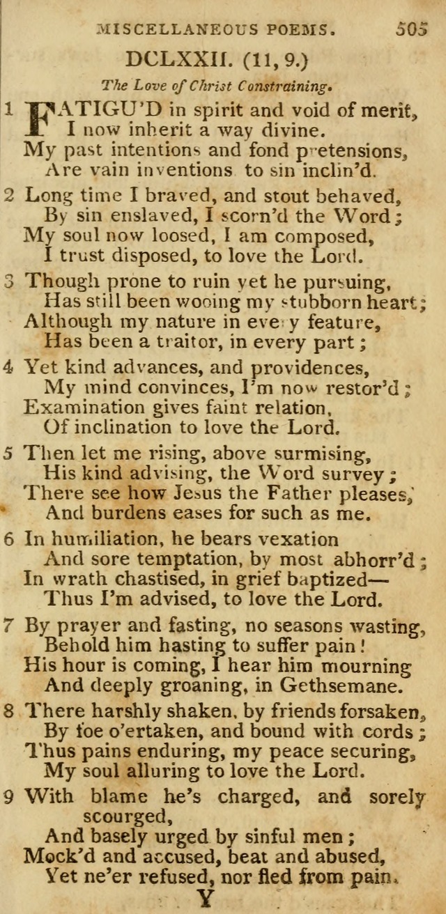 The Cluster of Spiritual Songs, Divine Hymns and Sacred Poems: being chiefly a collection (3rd ed. rev.) page 505