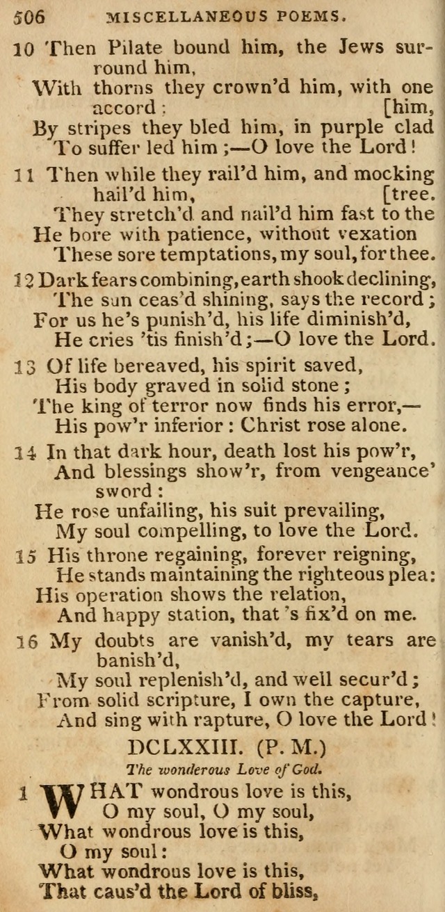 The Cluster of Spiritual Songs, Divine Hymns and Sacred Poems: being chiefly a collection (3rd ed. rev.) page 506