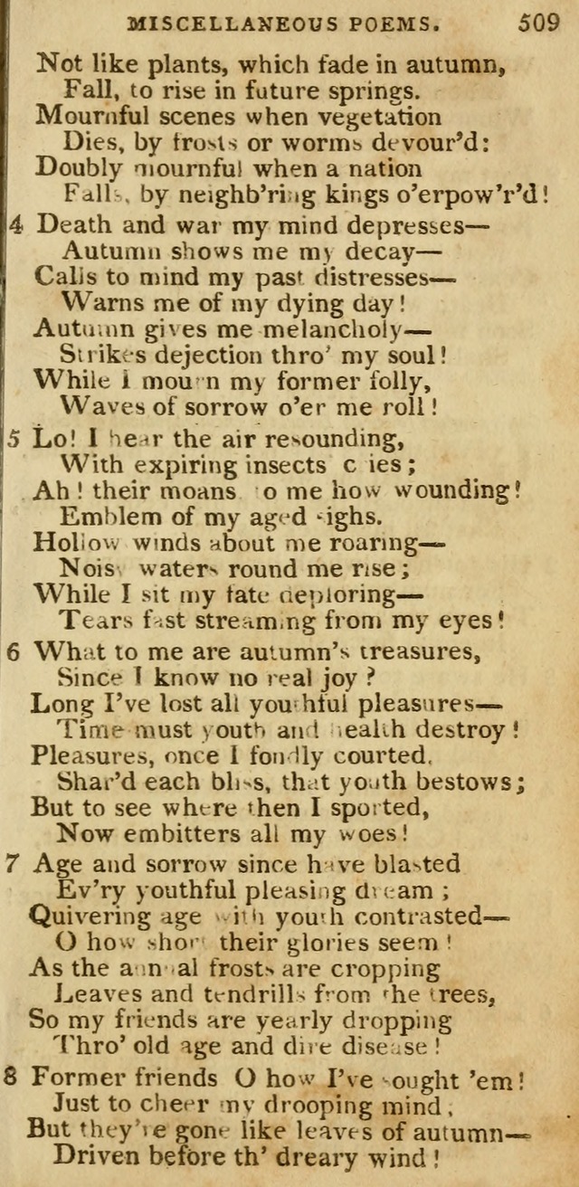 The Cluster of Spiritual Songs, Divine Hymns and Sacred Poems: being chiefly a collection (3rd ed. rev.) page 509