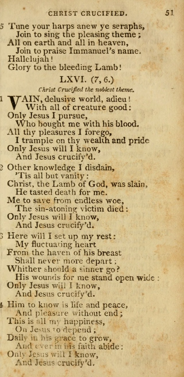The Cluster of Spiritual Songs, Divine Hymns and Sacred Poems: being chiefly a collection (3rd ed. rev.) page 51