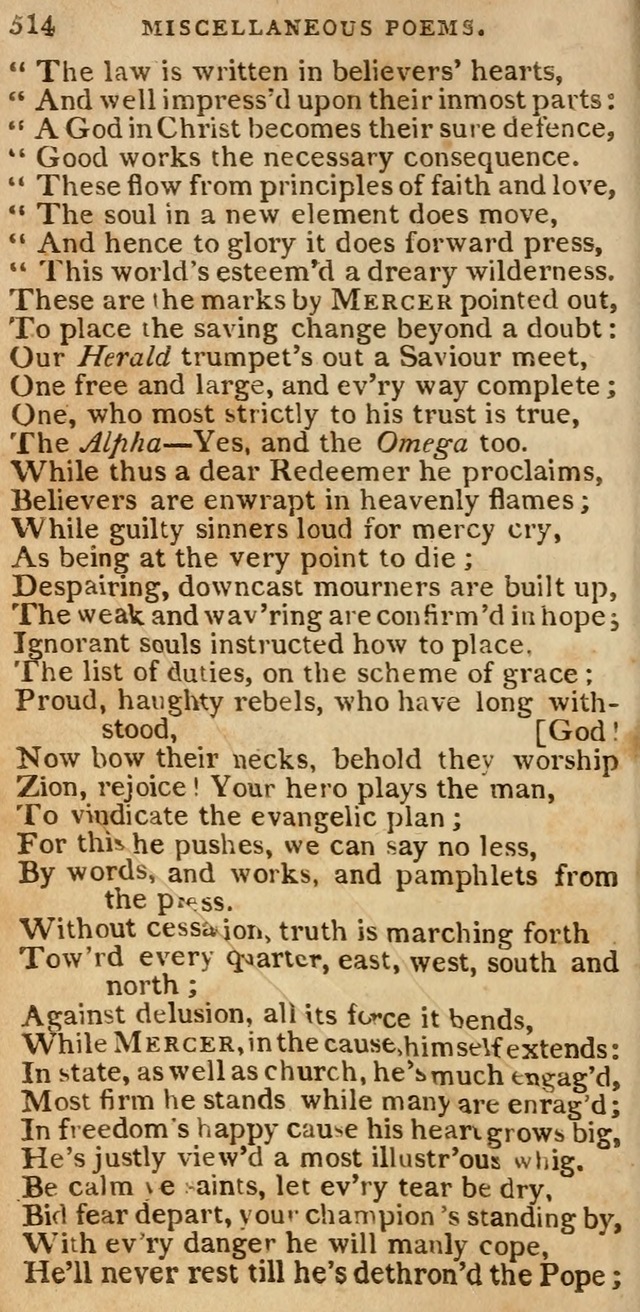 The Cluster of Spiritual Songs, Divine Hymns and Sacred Poems: being chiefly a collection (3rd ed. rev.) page 514