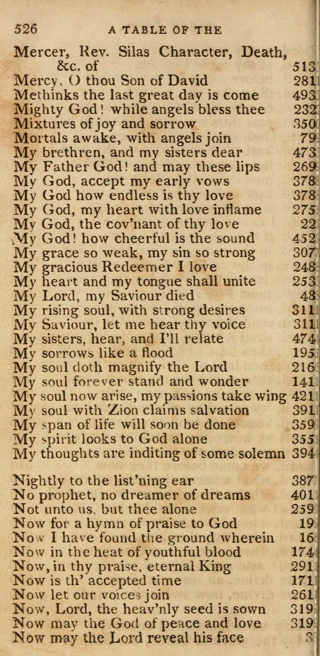 The Cluster of Spiritual Songs, Divine Hymns and Sacred Poems: being chiefly a collection (3rd ed. rev.) page 526