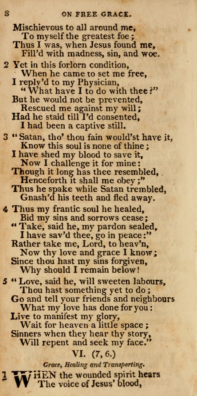 The Cluster of Spiritual Songs, Divine Hymns and Sacred Poems: being chiefly a collection (3rd ed. rev.) page 8