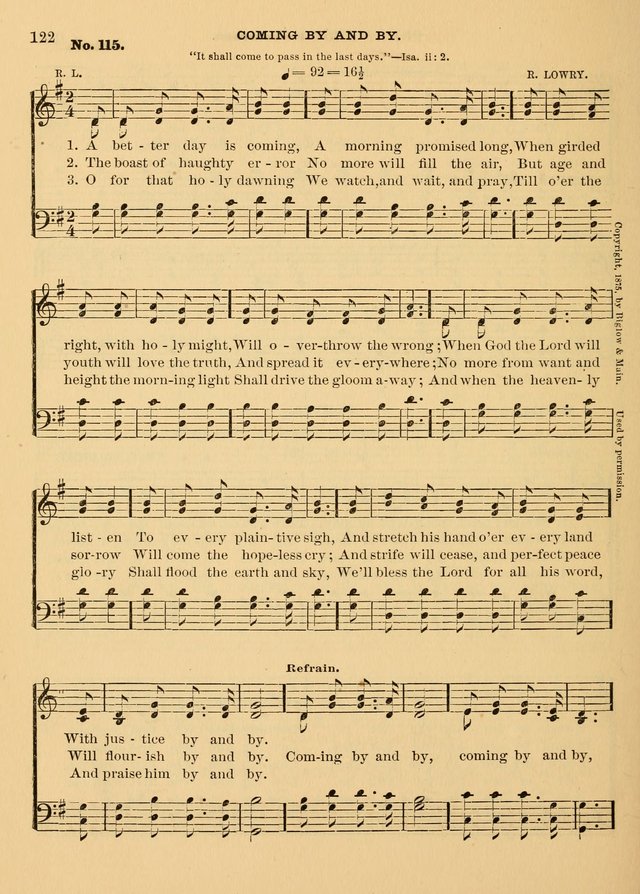 The Christian Sunday School Hymnal: a compilation of choice hymns and tunes for Sunday schools page 122