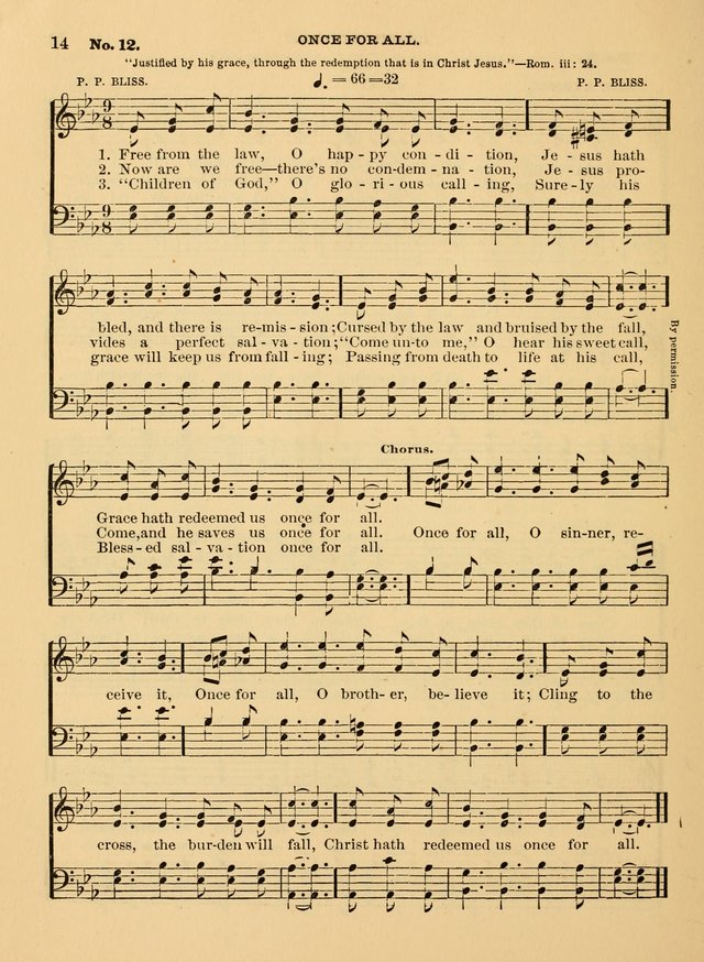 The Christian Sunday School Hymnal: a compilation of choice hymns and tunes for Sunday schools page 14