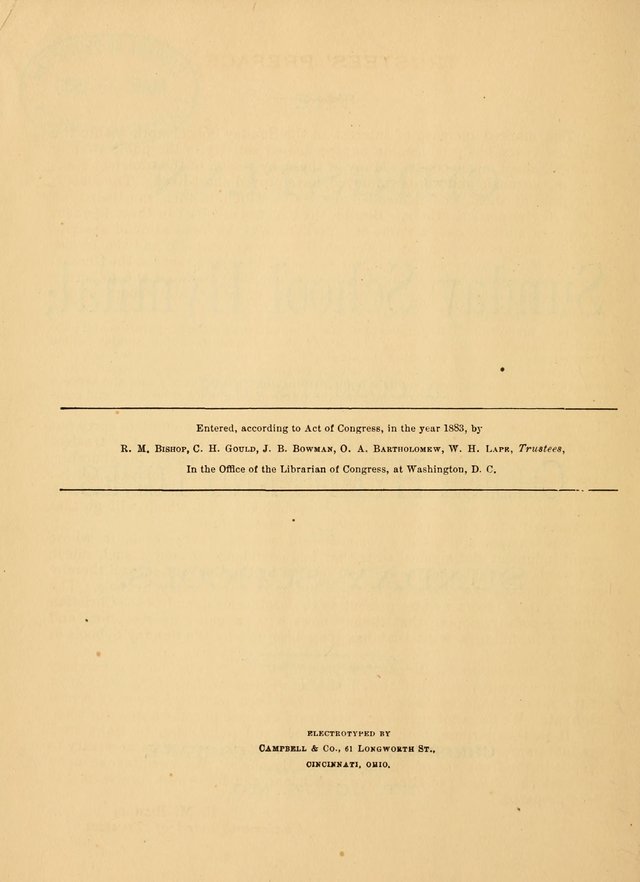 The Christian Sunday School Hymnal: a compilation of choice hymns and tunes for Sunday schools page 2