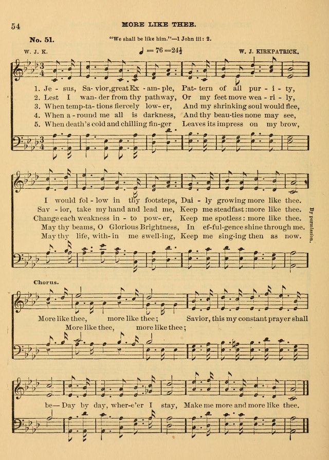 The Christian Sunday School Hymnal: a compilation of choice hymns and tunes for Sunday schools page 54