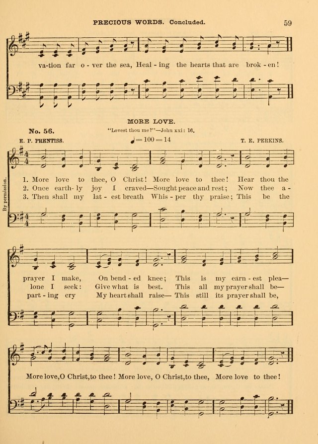 The Christian Sunday School Hymnal: a compilation of choice hymns and tunes for Sunday schools page 59