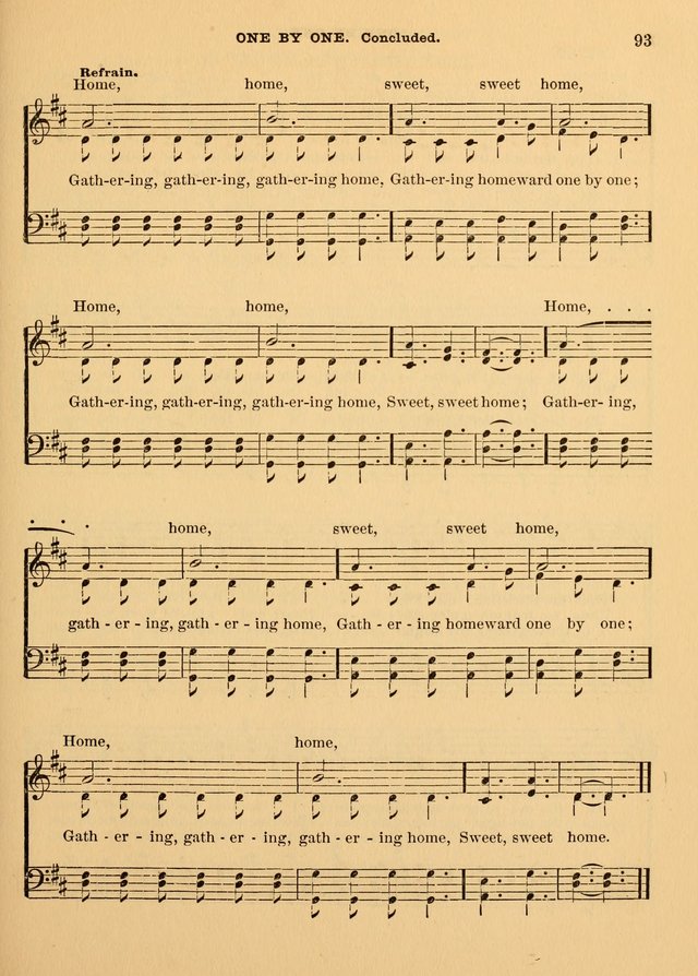 The Christian Sunday School Hymnal: a compilation of choice hymns and tunes for Sunday schools page 93
