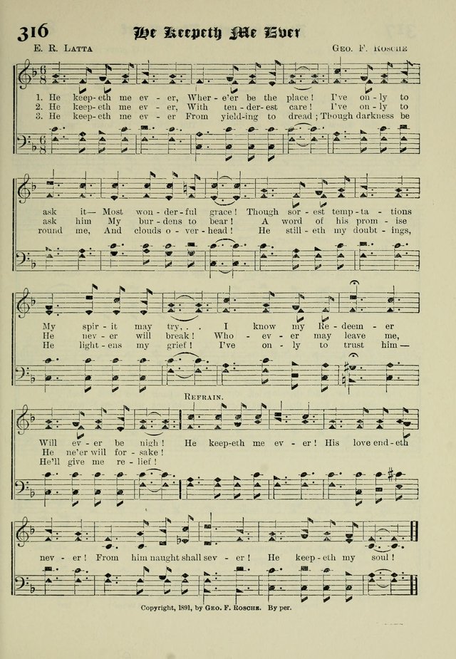 Church and Sunday School Hymnal with Supplement: a Collection of Hymns and Sacred Songs ... [with Deutscher Anhang] page 219