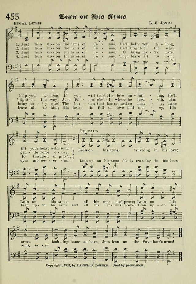 Church and Sunday School Hymnal with Supplement: a Collection of Hymns and Sacred Songs ... [with Deutscher Anhang] page 335