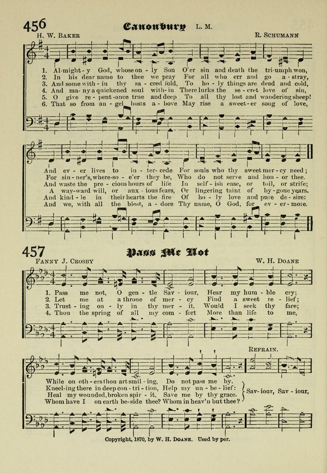 Church and Sunday School Hymnal with Supplement: a Collection of Hymns and Sacred Songs ... [with Deutscher Anhang] page 336